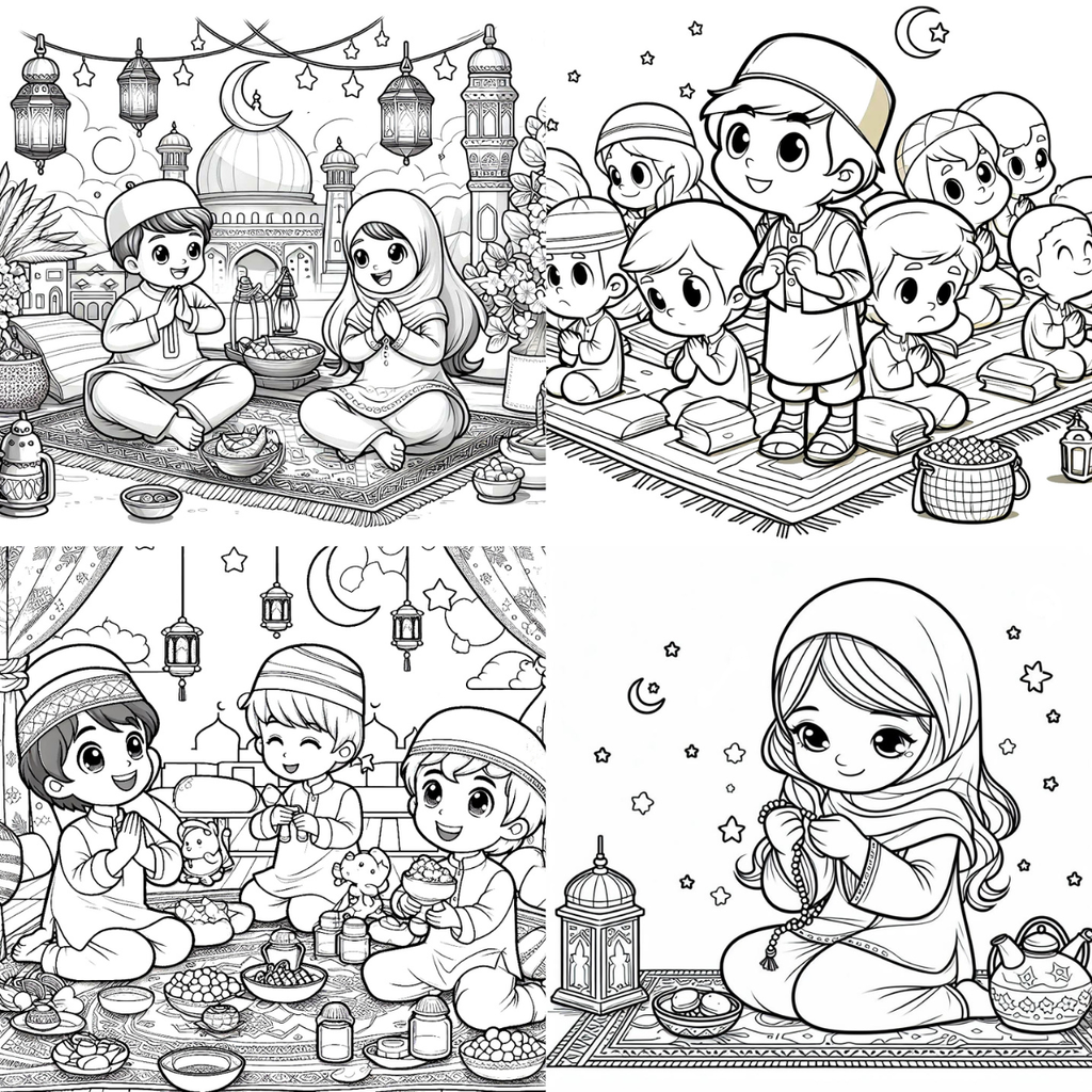 Livre à colorier - Spécial Ramadan