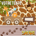 Safari & Animaux 1 - Personnalise ta fête