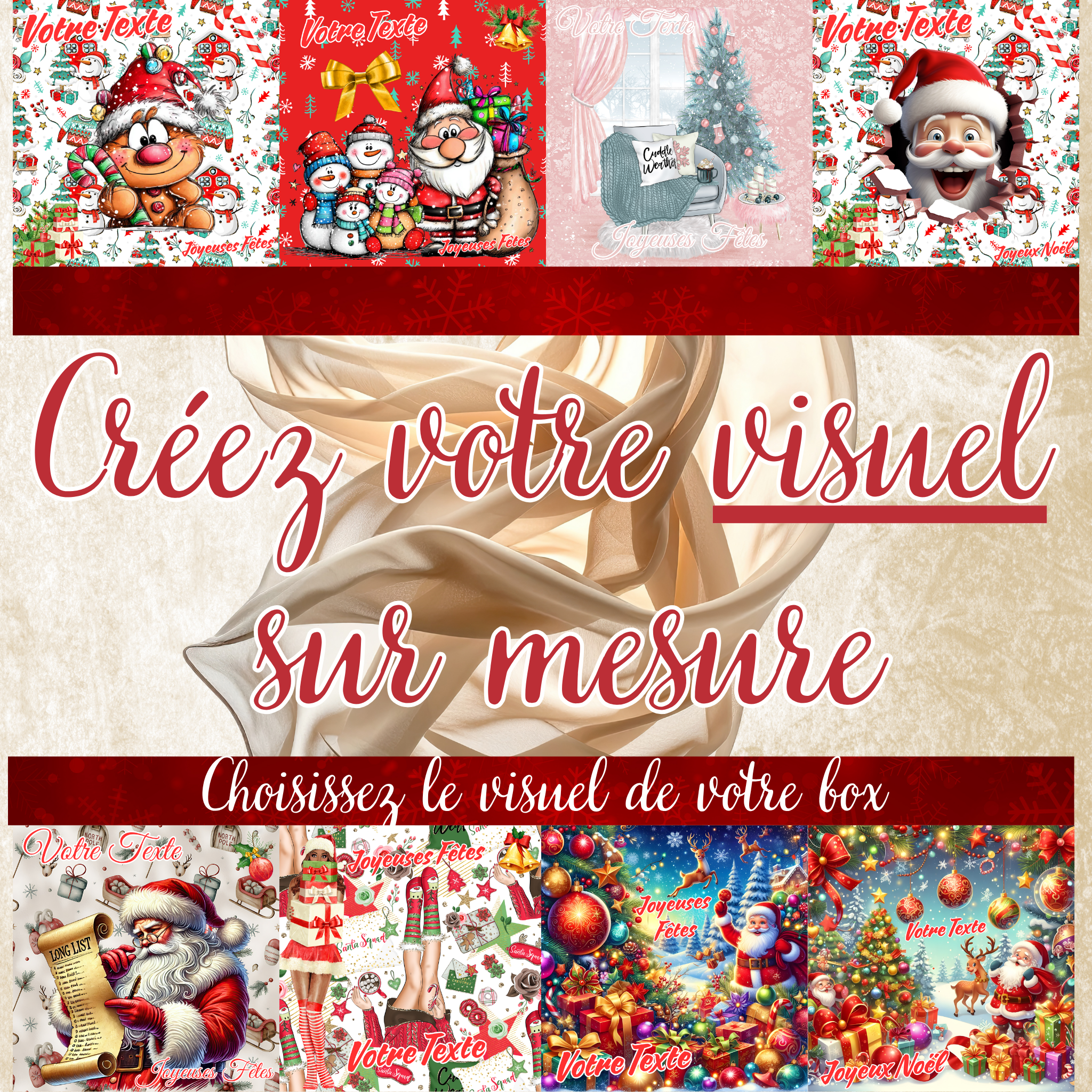 Je crée mon visuel de Noêl