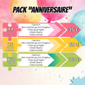 Pack "Anniversaire" - Personnalise ta fête