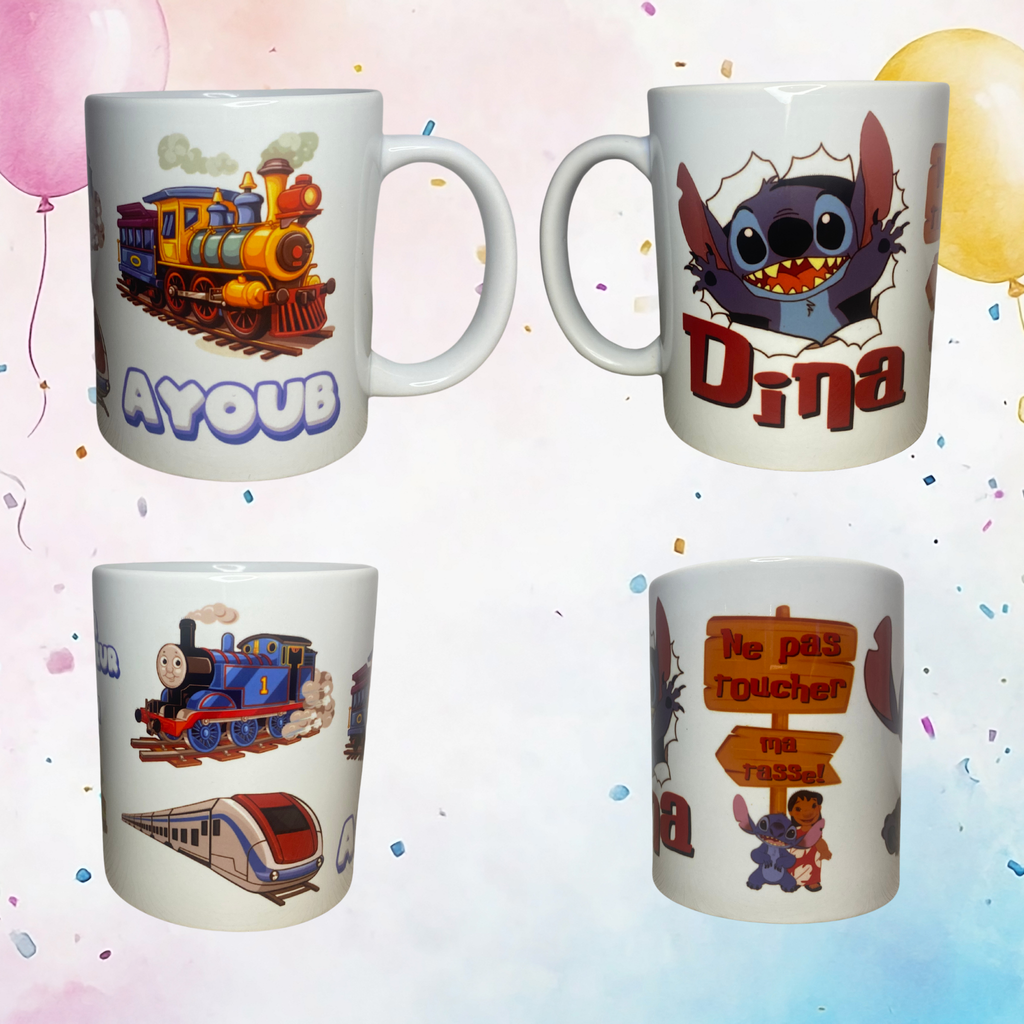 Tasses - Personnalise ta fête