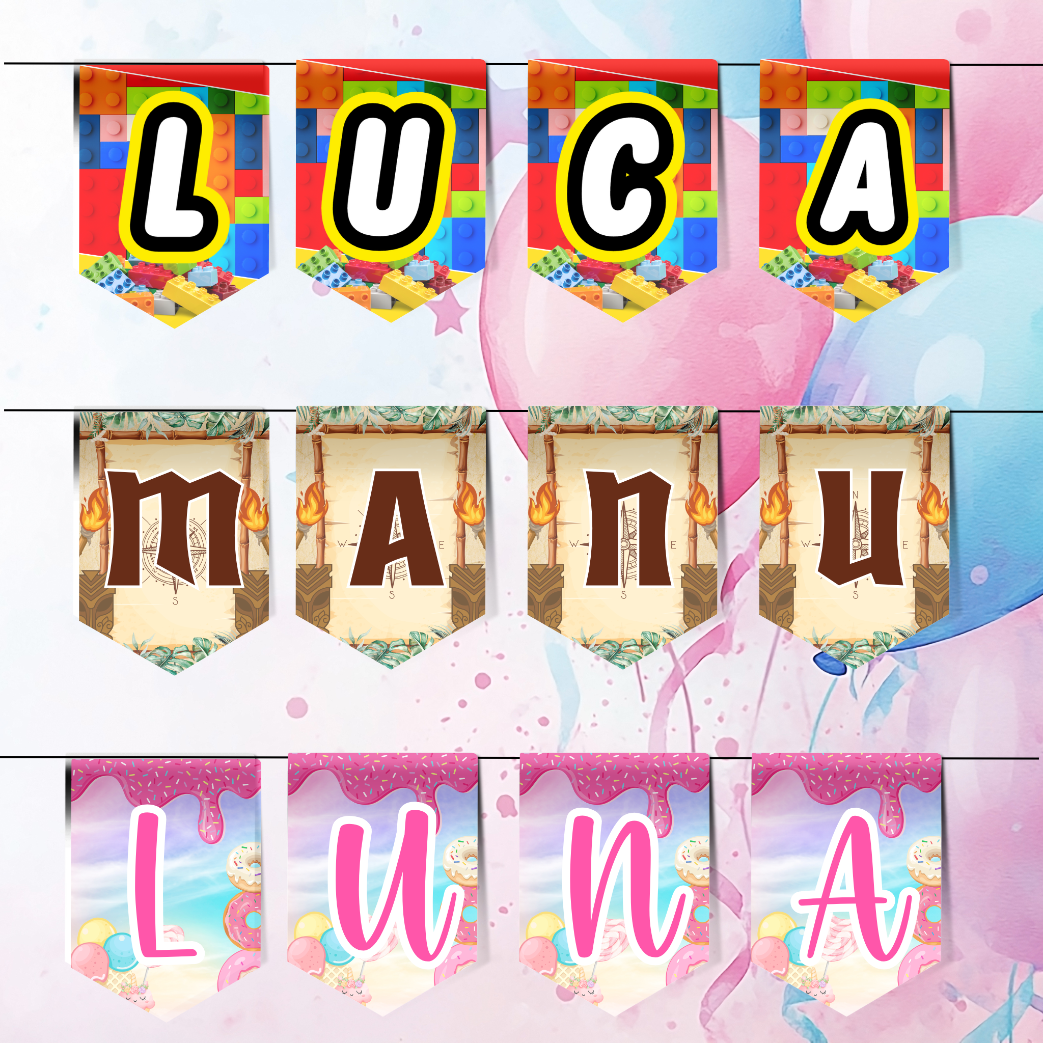 Guirlande - Personnalise ta fête