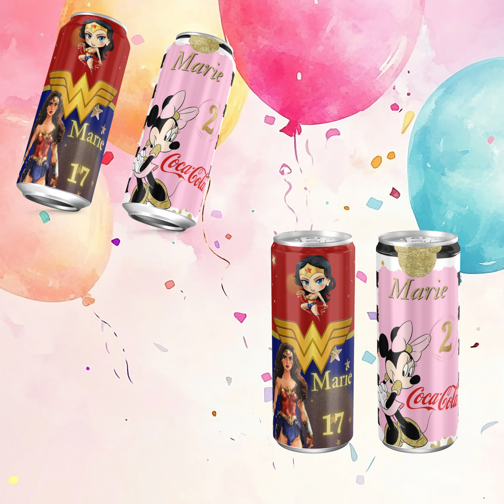 Mini canette - Personnalise ta fête