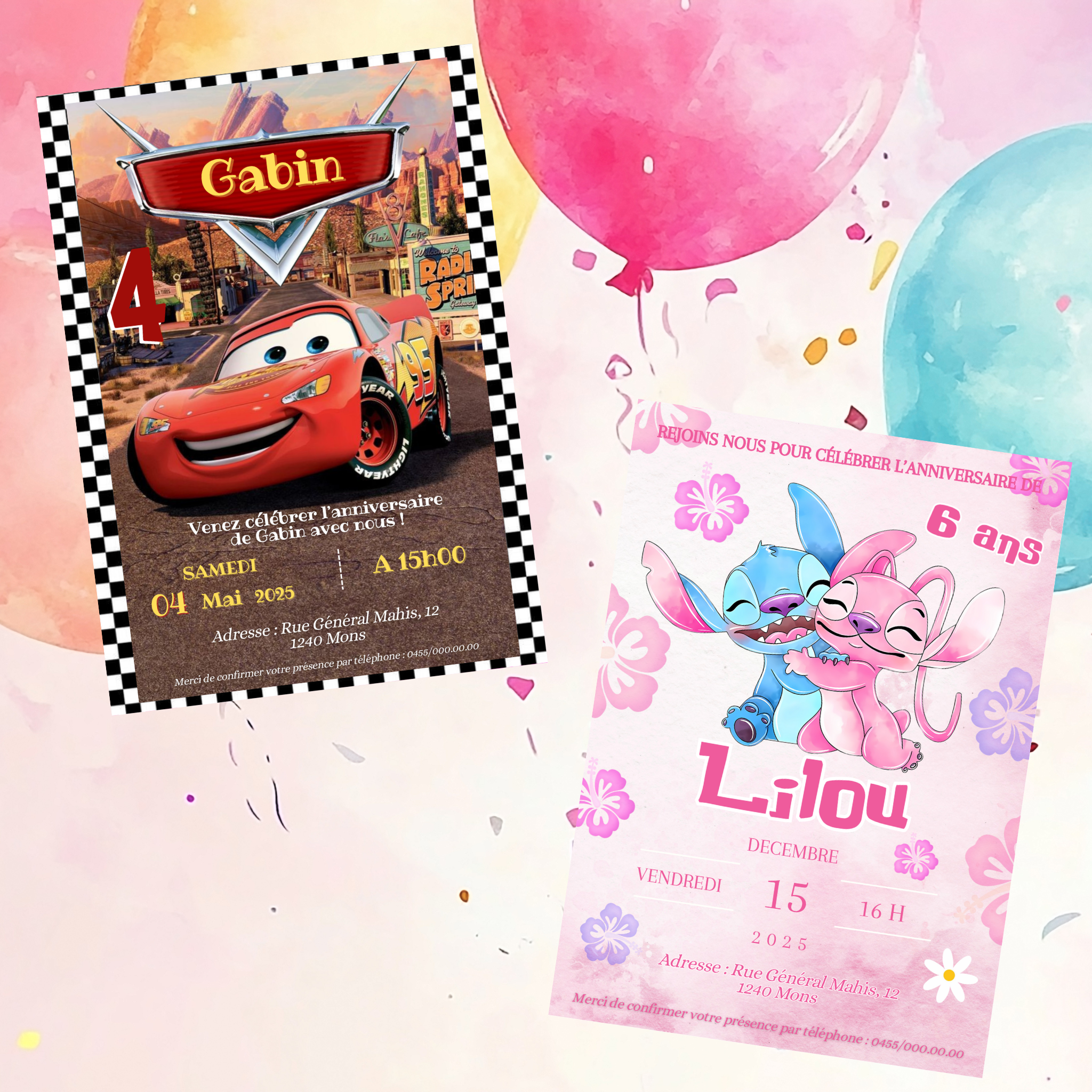 Invitation individuelle