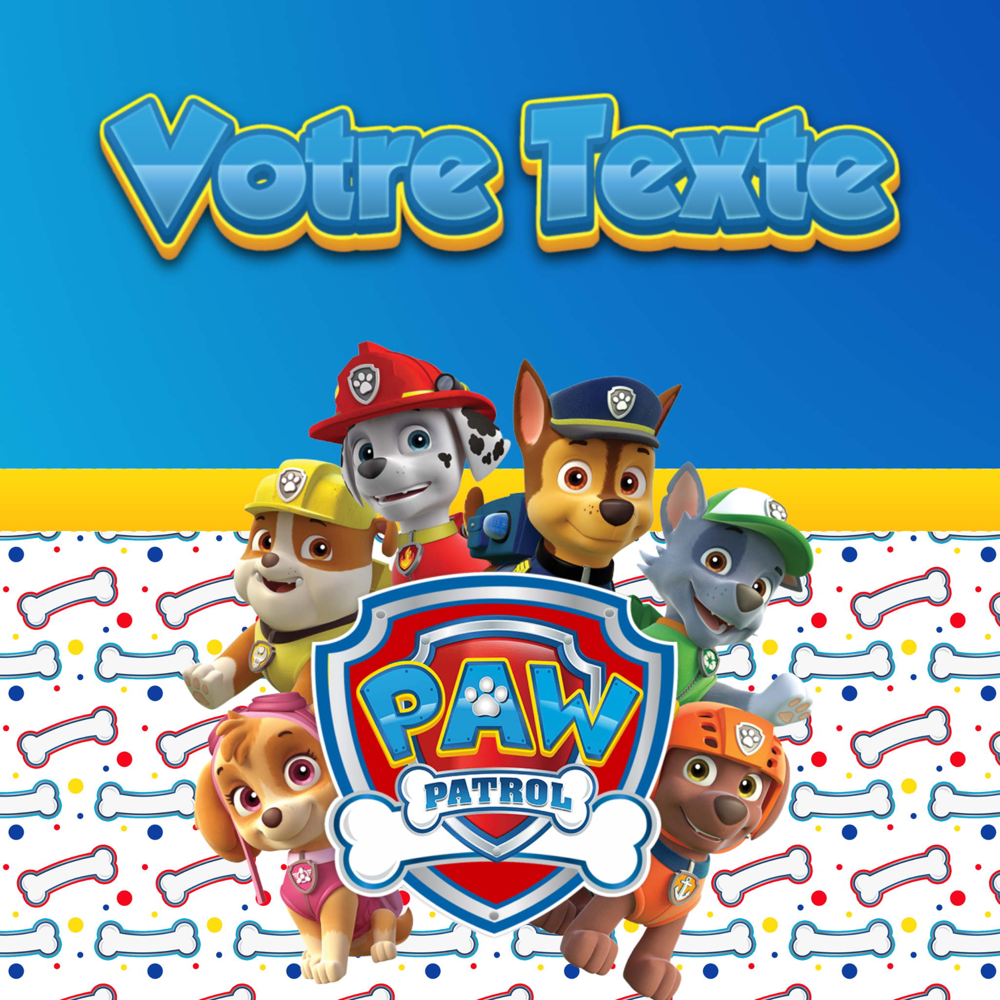 Thème - Personnage & Héros 10 - Paw Patrol