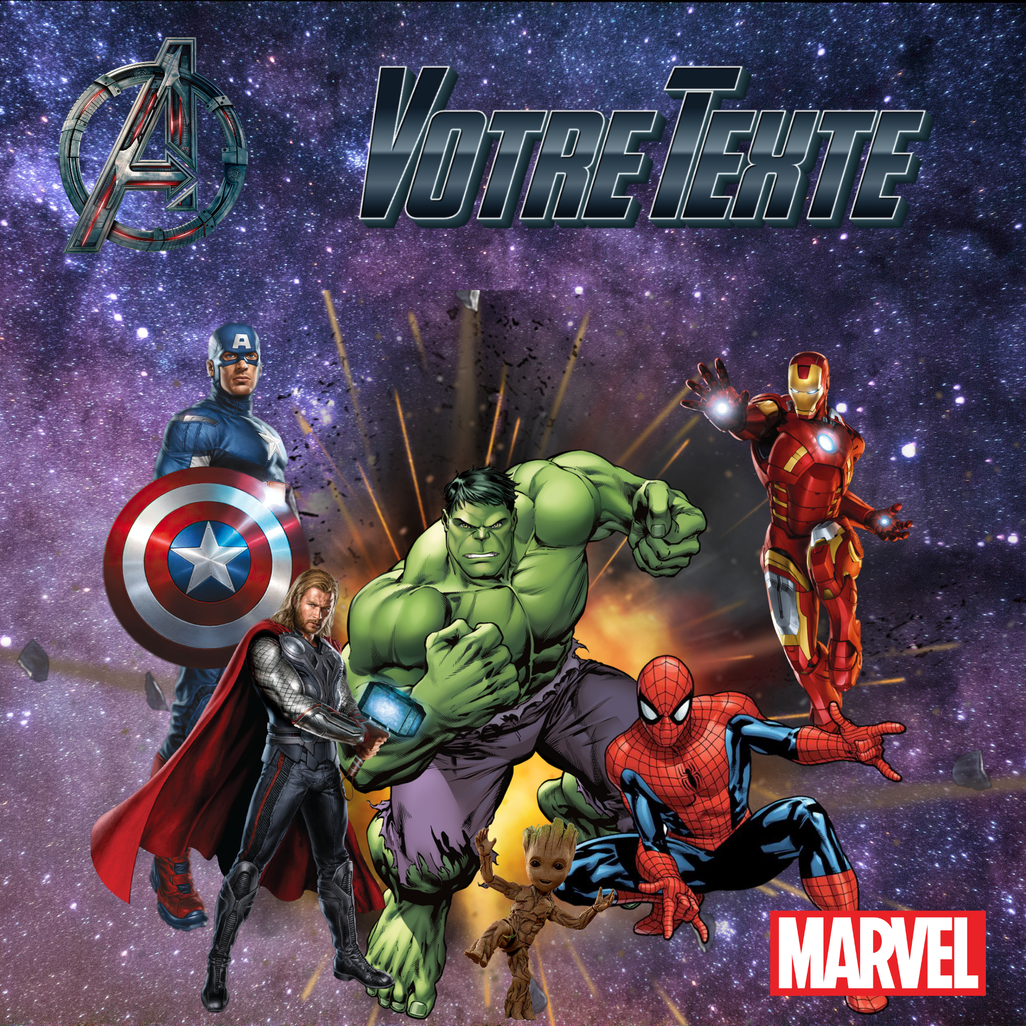 Thème - Personnage & Héros 11 - Marvel