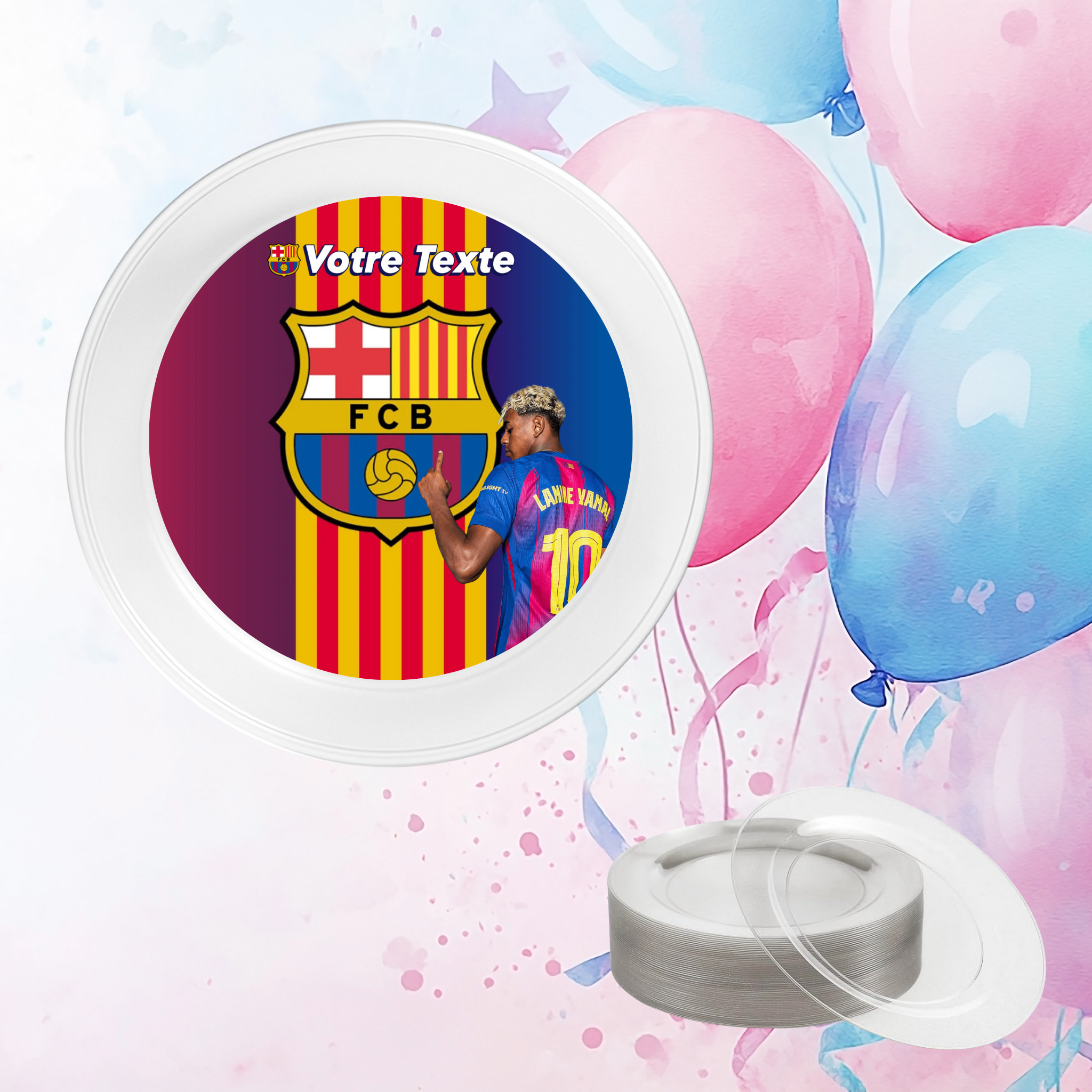 Assiettes - Personnalise ta fête